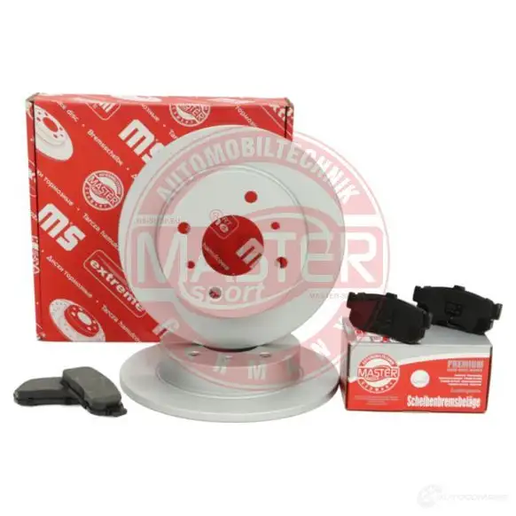 Тормозные диски и колодки, комплект MASTER-SPORT JHY3 EG 201002150 1437642730 изображение 1