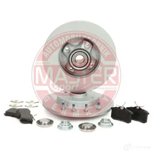 Тормозные диски и колодки, комплект MASTER-SPORT 1437642878 1EB 0ML8 201201941 изображение 0