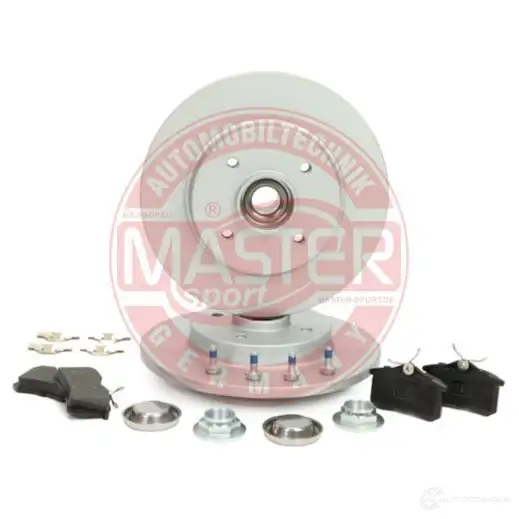 Тормозные диски и колодки, комплект MASTER-SPORT 1437642878 1EB 0ML8 201201941 изображение 3