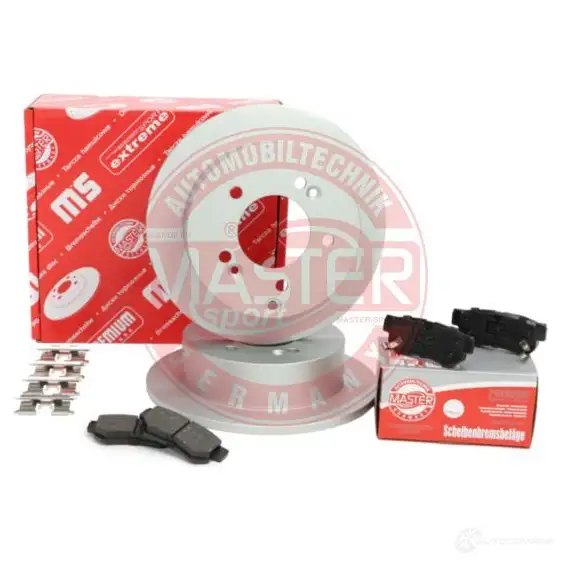 Тормозные диски и колодки, комплект MASTER-SPORT 1437643025 201003180 ISC R5 - Изображение 1