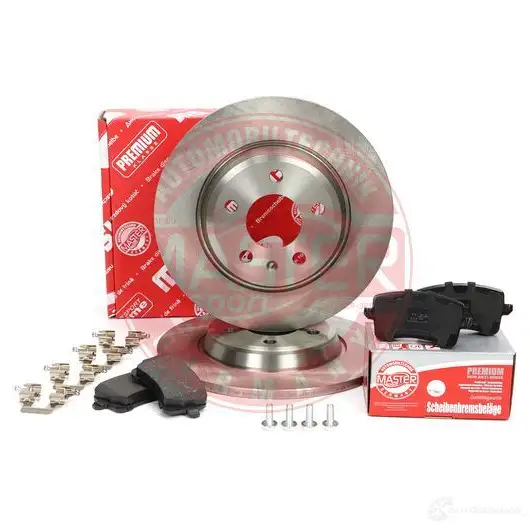 Тормозные диски и колодки, комплект MASTER-SPORT 1437643072 VM1BT H 201201780 изображение 1