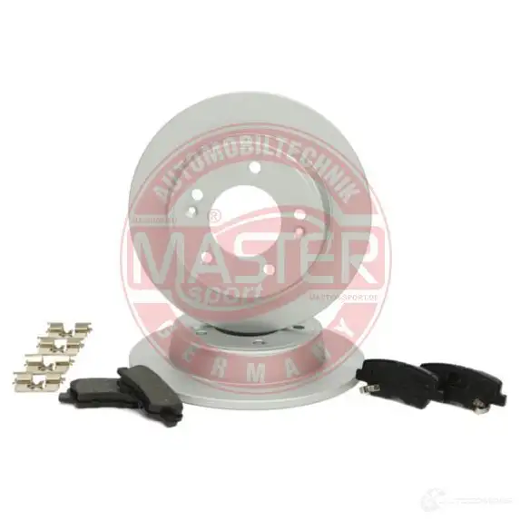 Тормозные диски и колодки, комплект MASTER-SPORT 2 ZTAC 1437642838 201003790 изображение 1