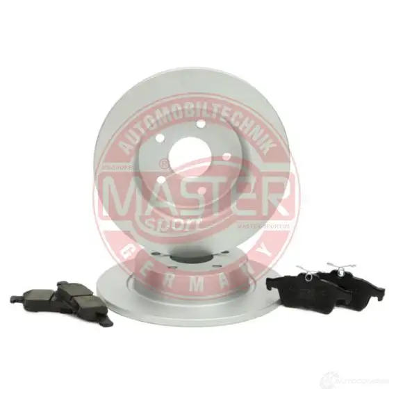 Тормозные диски и колодки, комплект MASTER-SPORT VU PLD 1437642861 201101720 - Изображение 1