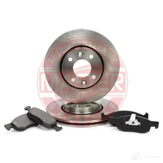 Тормозные диски и колодки, комплект MASTER-SPORT 1437643093 202202160 KTLQU7 G - Изображение 1