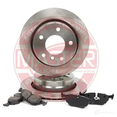 Тормозные диски и колодки, комплект MASTER-SPORT Q YCU3 1437643051 201901070 изображение 0