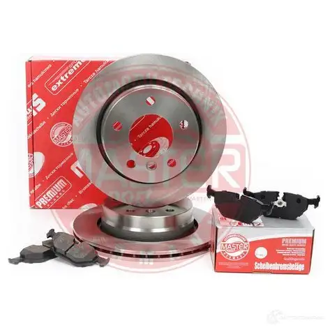 Тормозные диски и колодки, комплект MASTER-SPORT Q YCU3 1437643051 201901070 изображение 1