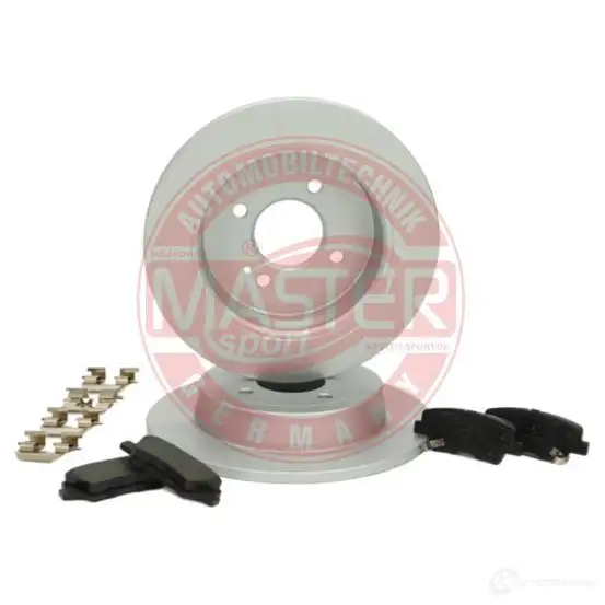 Тормозные диски и колодки, комплект MASTER-SPORT Z0 Y7K 201003980 1437642840 изображение 0