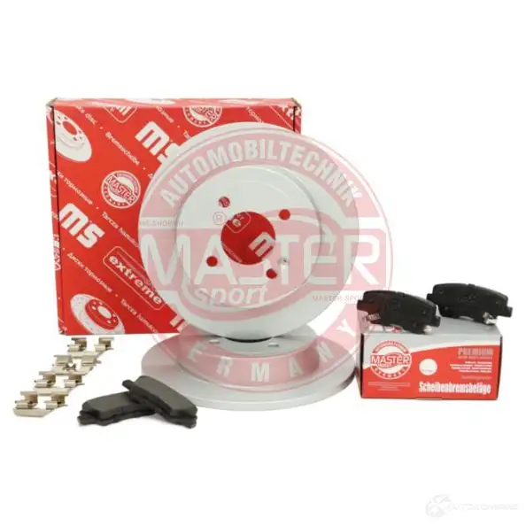 Тормозные диски и колодки, комплект MASTER-SPORT Z0 Y7K 201003980 1437642840 изображение 1