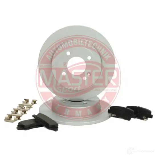 Тормозные диски и колодки, комплект MASTER-SPORT Z0 Y7K 201003980 1437642840 изображение 2