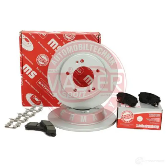 Тормозные диски и колодки, комплект MASTER-SPORT 1437642846 201003681 Z 36MG изображение 1