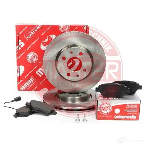 Тормозные диски и колодки, комплект MASTER-SPORT Z RCVRI 1437643076 202201970 изображение 1