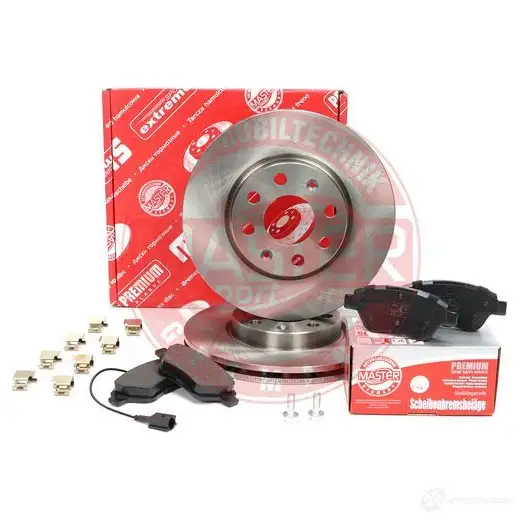 Тормозные диски и колодки, комплект MASTER-SPORT 1437643077 NYU0B A 202202310 изображение 1
