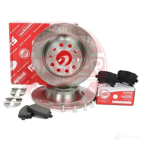 Тормозные диски и колодки, комплект MASTER-SPORT 1437643044 201201691 IYCT5 J изображение 0