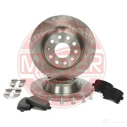 Тормозные диски и колодки, комплект MASTER-SPORT 1437643044 201201691 IYCT5 J изображение 1