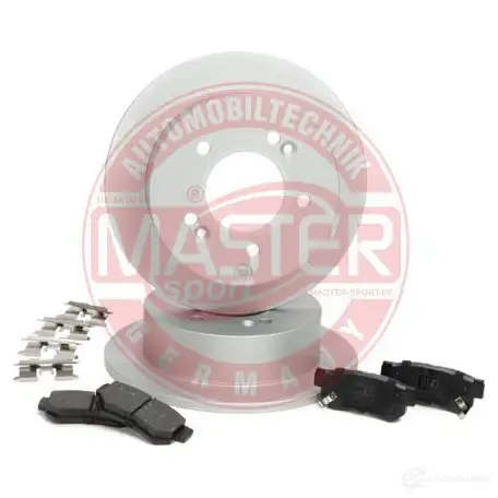 Тормозные диски и колодки, комплект MASTER-SPORT 201101700 1437642799 0CV IA изображение 1