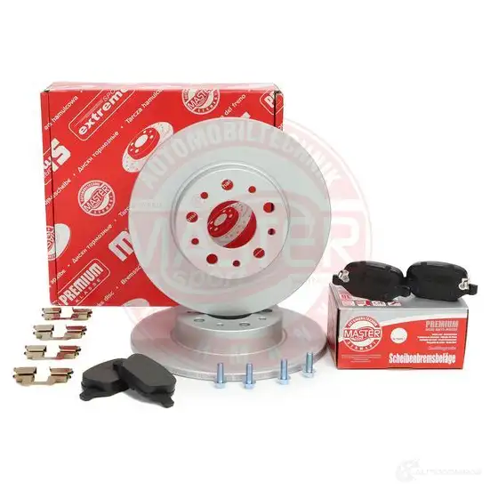 Тормозные диски и колодки, комплект MASTER-SPORT 1437643075 L2B PWH 201003780 изображение 0