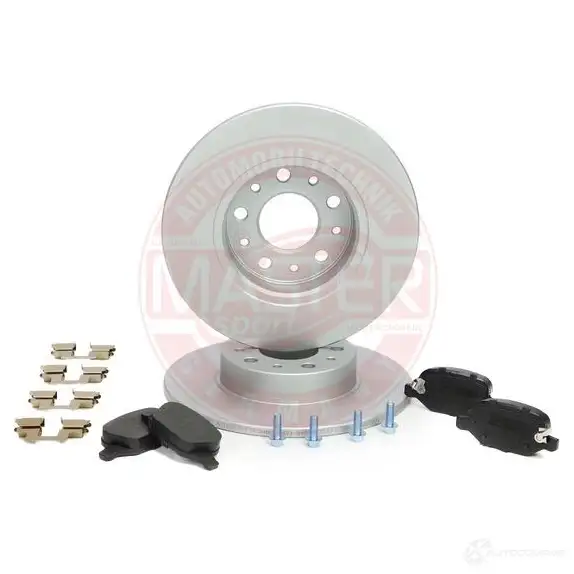 Тормозные диски и колодки, комплект MASTER-SPORT 1437643075 L2B PWH 201003780 изображение 1