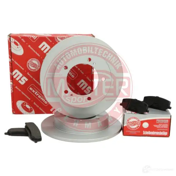 Тормозные диски и колодки, комплект MASTER-SPORT 201003550 B J0I6IH 1437642805 изображение 1