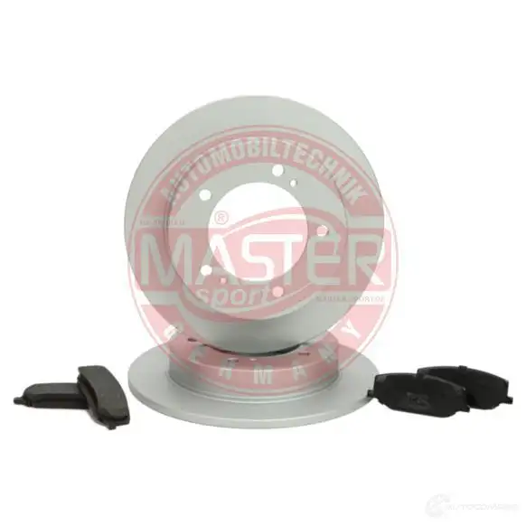 Тормозные диски и колодки, комплект MASTER-SPORT 201003550 B J0I6IH 1437642805 изображение 2