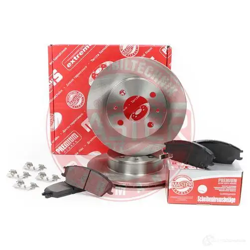 Тормозные диски и колодки, комплект MASTER-SPORT 1437643034 201901140 HQ6N Z изображение 1