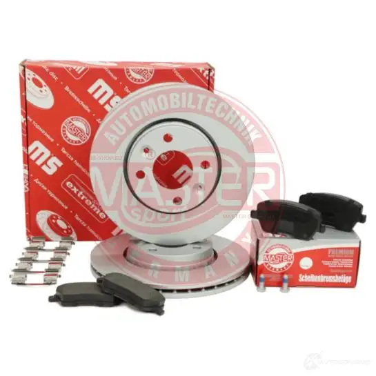 Тормозные диски и колодки, комплект MASTER-SPORT OSQW KDN 202202700 1437642806 изображение 0