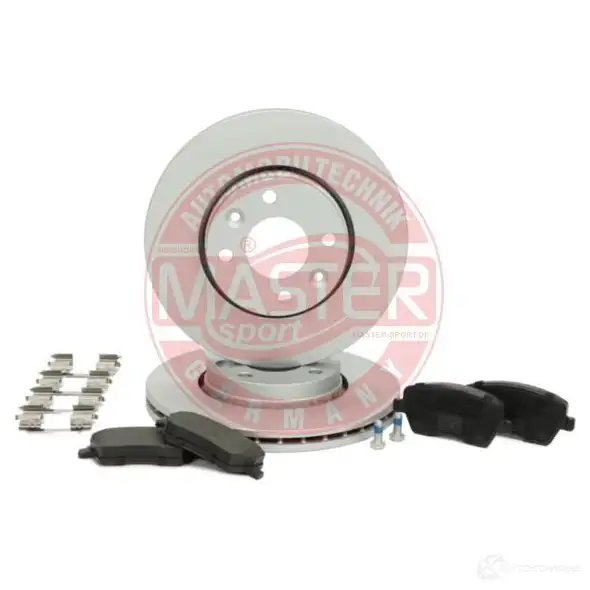 Тормозные диски и колодки, комплект MASTER-SPORT OSQW KDN 202202700 1437642806 изображение 1