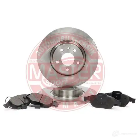 Тормозные диски и колодки, комплект MASTER-SPORT 1437643043 8V9W T3 201501080 - Изображение 1