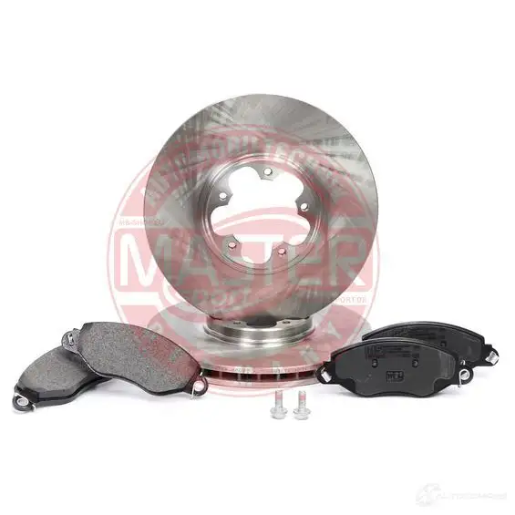 Тормозные диски и колодки, комплект MASTER-SPORT 2Z 2TS 1437643048 202401670 - Изображение 1