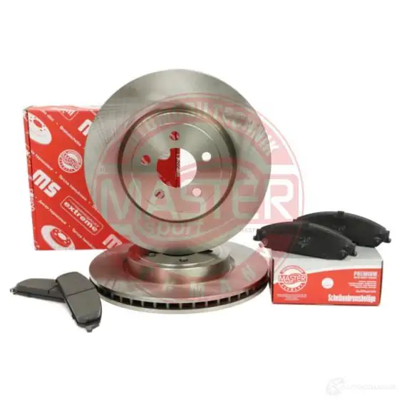 Тормозные диски и колодки, комплект MASTER-SPORT L 8ZUDEB 201062440 1437642759 - Изображение 1