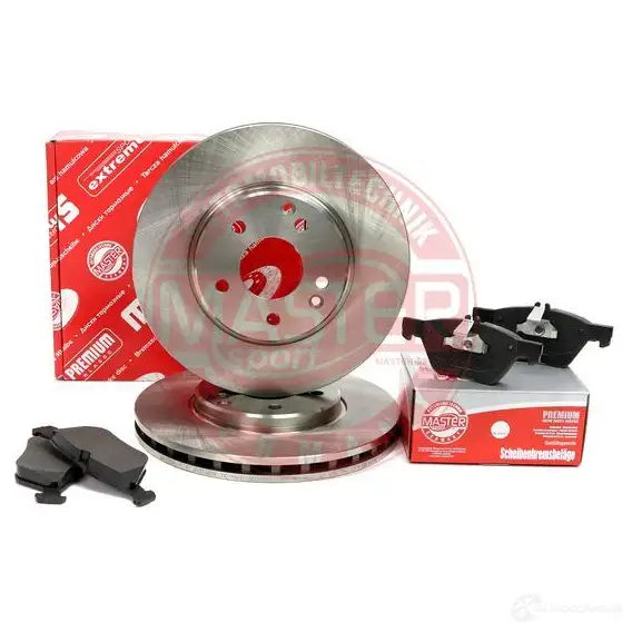 Тормозные диски и колодки, комплект MASTER-SPORT ALIF YH 1437643087 202801060 изображение 0