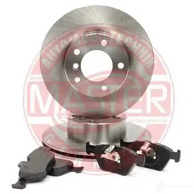 Тормозные диски и колодки, комплект MASTER-SPORT 1437643098 DF HA3 202201590 - Изображение 1