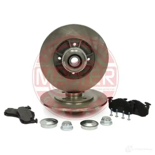 Тормозные диски и колодки, комплект MASTER-SPORT 1437642746 200801080 VL1U R изображение 0