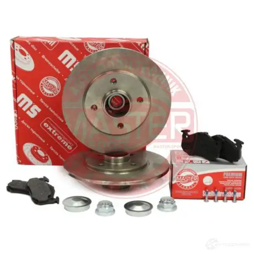 Тормозные диски и колодки, комплект MASTER-SPORT 1437642746 200801080 VL1U R изображение 1