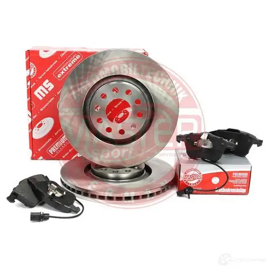 Тормозные диски и колодки, комплект MASTER-SPORT L23 BQ 1437643033 203002350 - Изображение 1