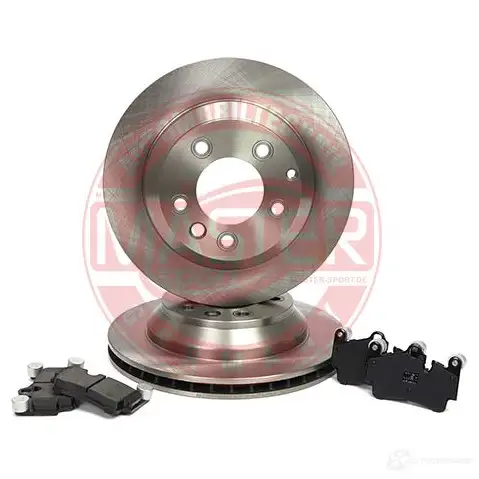 Тормозные диски и колодки, комплект MASTER-SPORT 1437642749 9VW 31 202801490 - Изображение 1