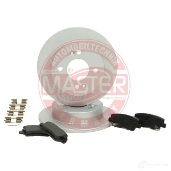 Тормозные диски и колодки, комплект MASTER-SPORT KPK8 MK 201003940 1437642766 изображение 2