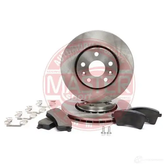 Тормозные диски и колодки, комплект MASTER-SPORT 1437643065 8LF TQU 202402220 изображение 0