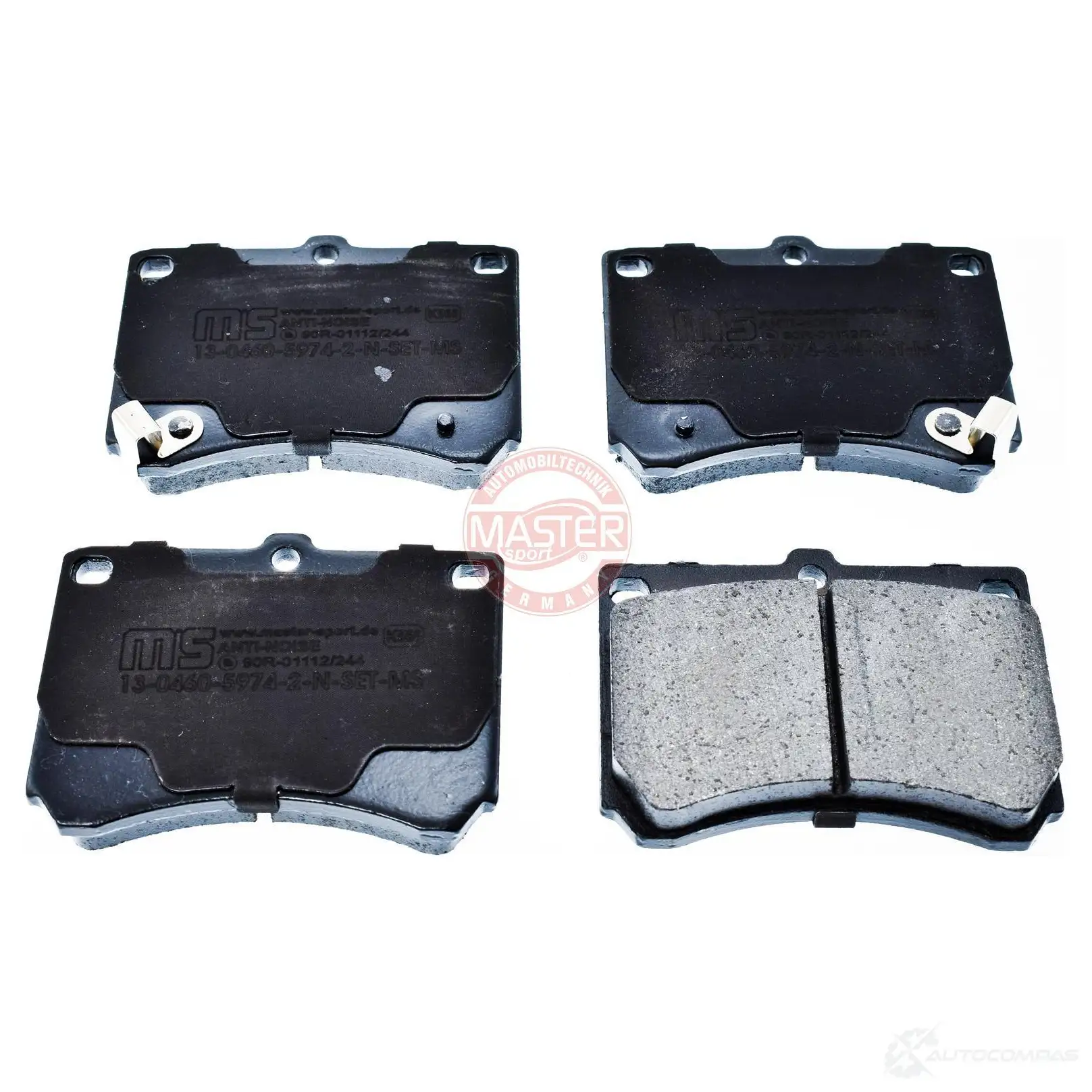 Тормозные колодки, комплект MASTER-SPORT F4 GCF 13046059742nsetms 2713881 - Изображение 1