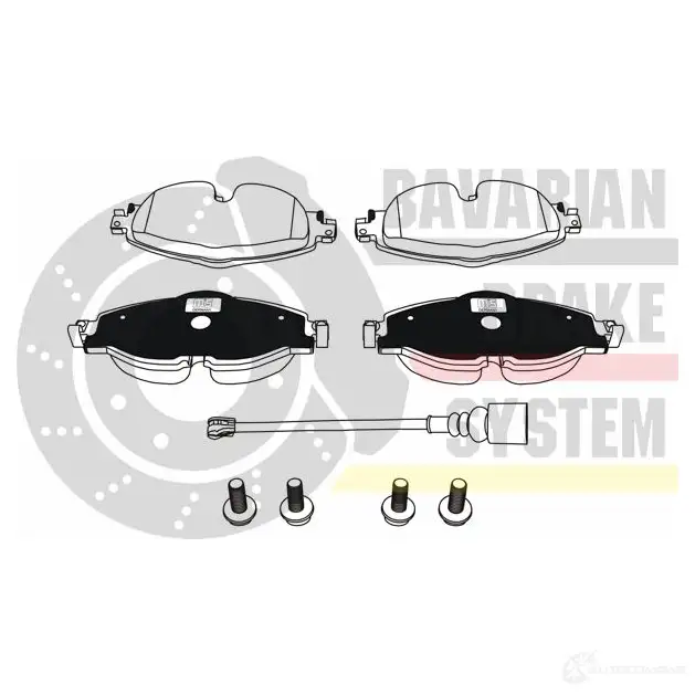 Тормозные колодки, комплект MASTER-SPORT 1424862329 k6027852 LC T5CJU