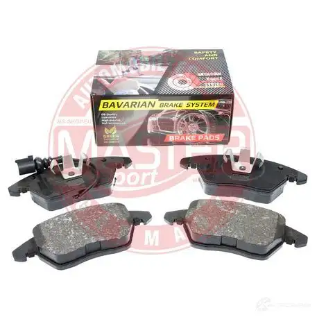 Тормозные колодки, комплект MASTER-SPORT 1437644109 k6072262 JXE 0FW0 - Изображение 1