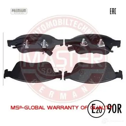 Тормозные колодки, комплект MASTER-SPORT 2714043 1ZWD R 13046071822nsetms