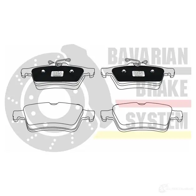 Тормозные колодки, комплект MASTER-SPORT 1424862390 AH KRX k6071942