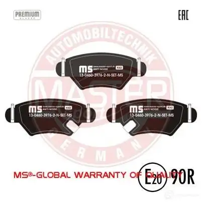 Тормозные колодки, комплект MASTER-SPORT 1424862360 T HJZKM k6039762