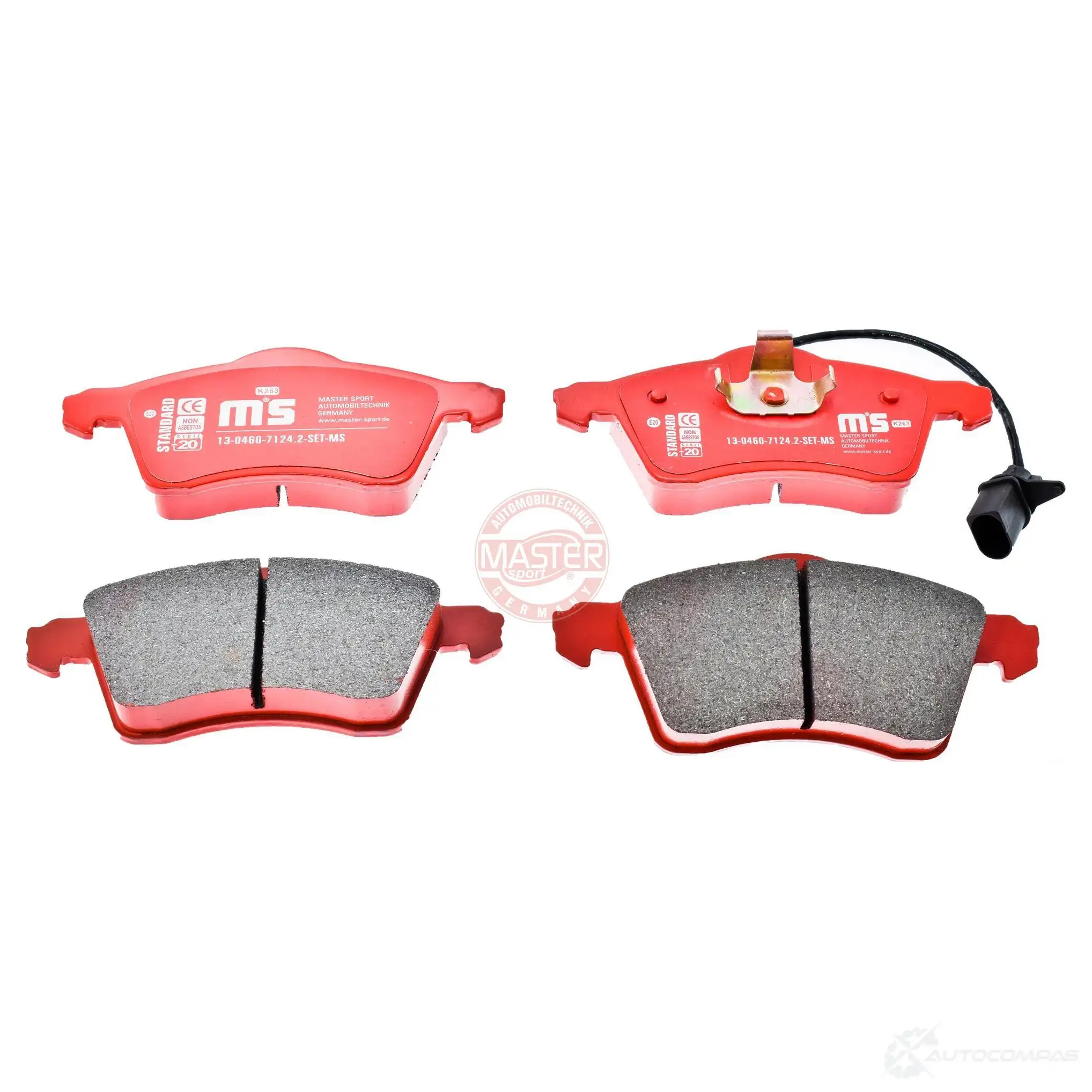 Тормозные колодки, комплект MASTER-SPORT A8C 305 13046071242setms 2713989 - Изображение 1