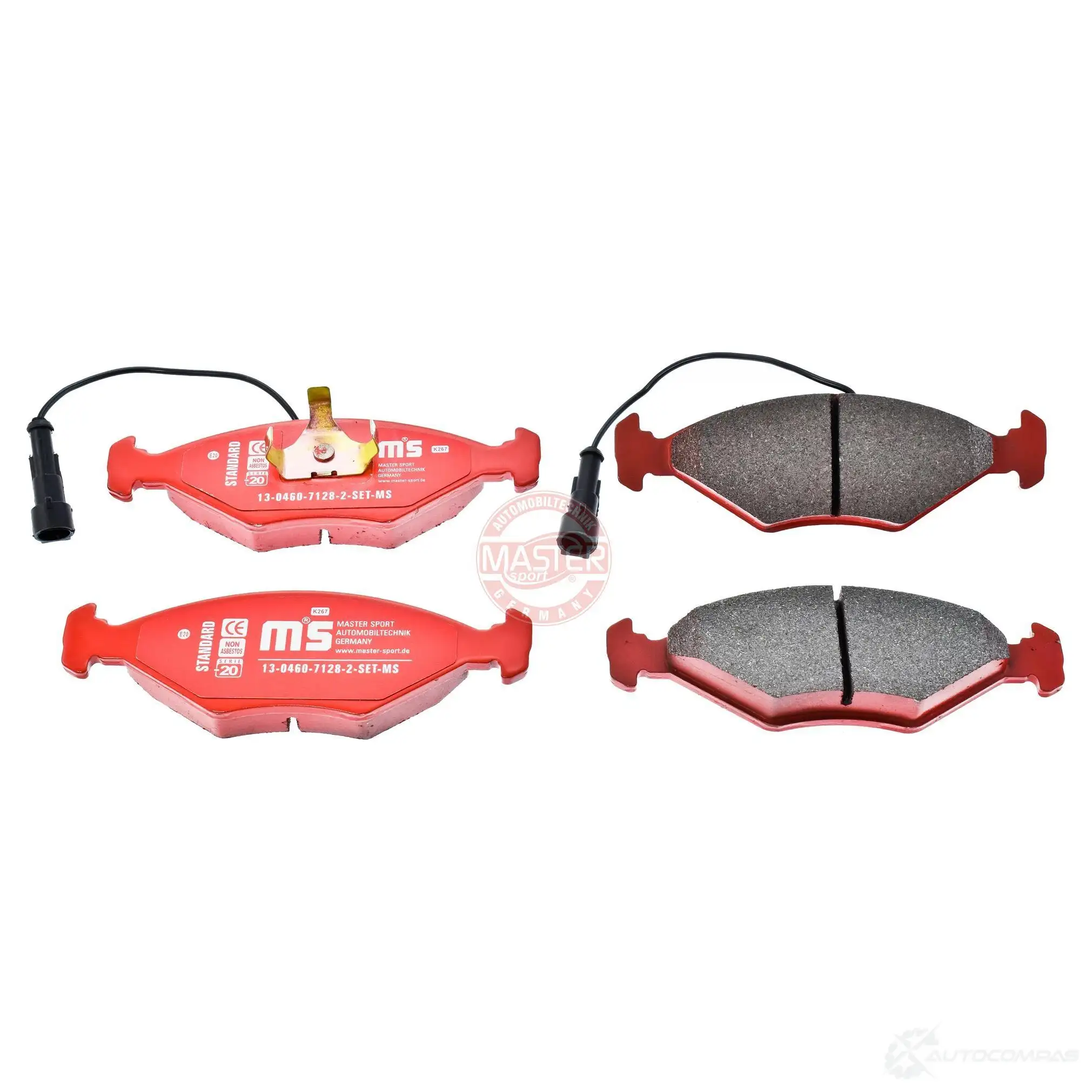 Тормозные колодки, комплект MASTER-SPORT B DMTU 13046071282setms 2713995 - Изображение 1