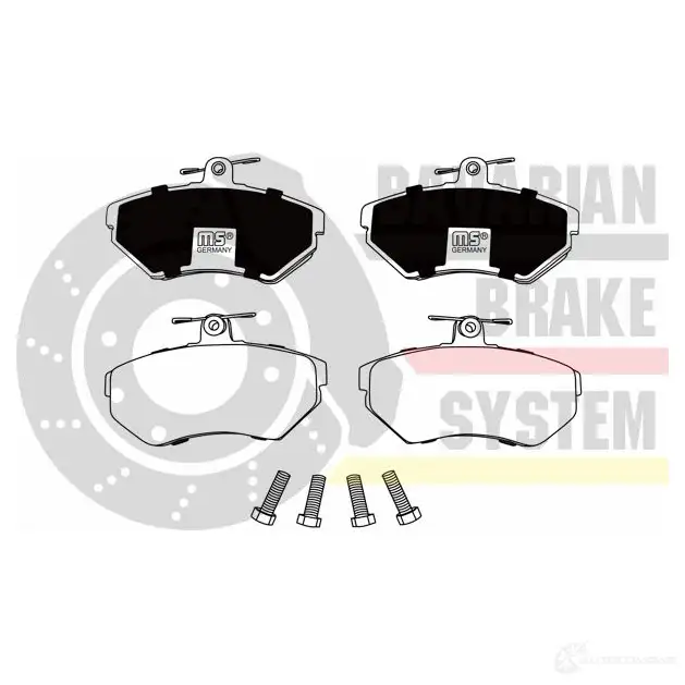Тормозные колодки, комплект MASTER-SPORT k6028212 HK ZVHQ 1424862330