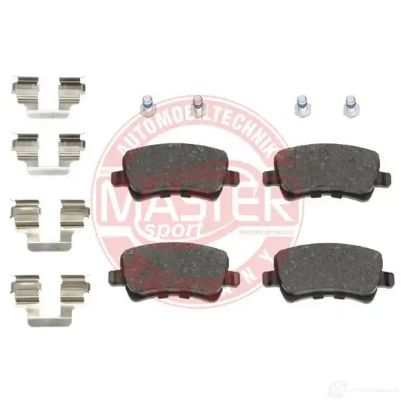 Тормозные колодки, комплект MASTER-SPORT YZX 2HH 13046027222tsetms 1438460250 - Изображение 1