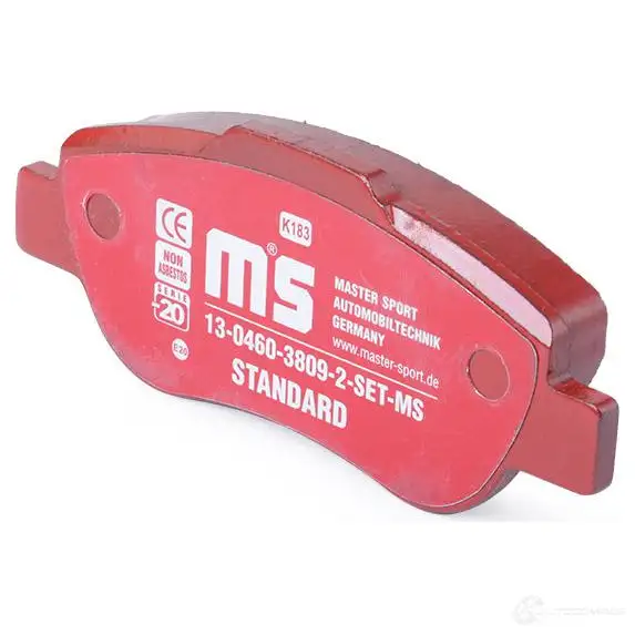 Тормозные колодки, комплект MASTER-SPORT GMI9P U 13046038092setms 2713578 изображение 4