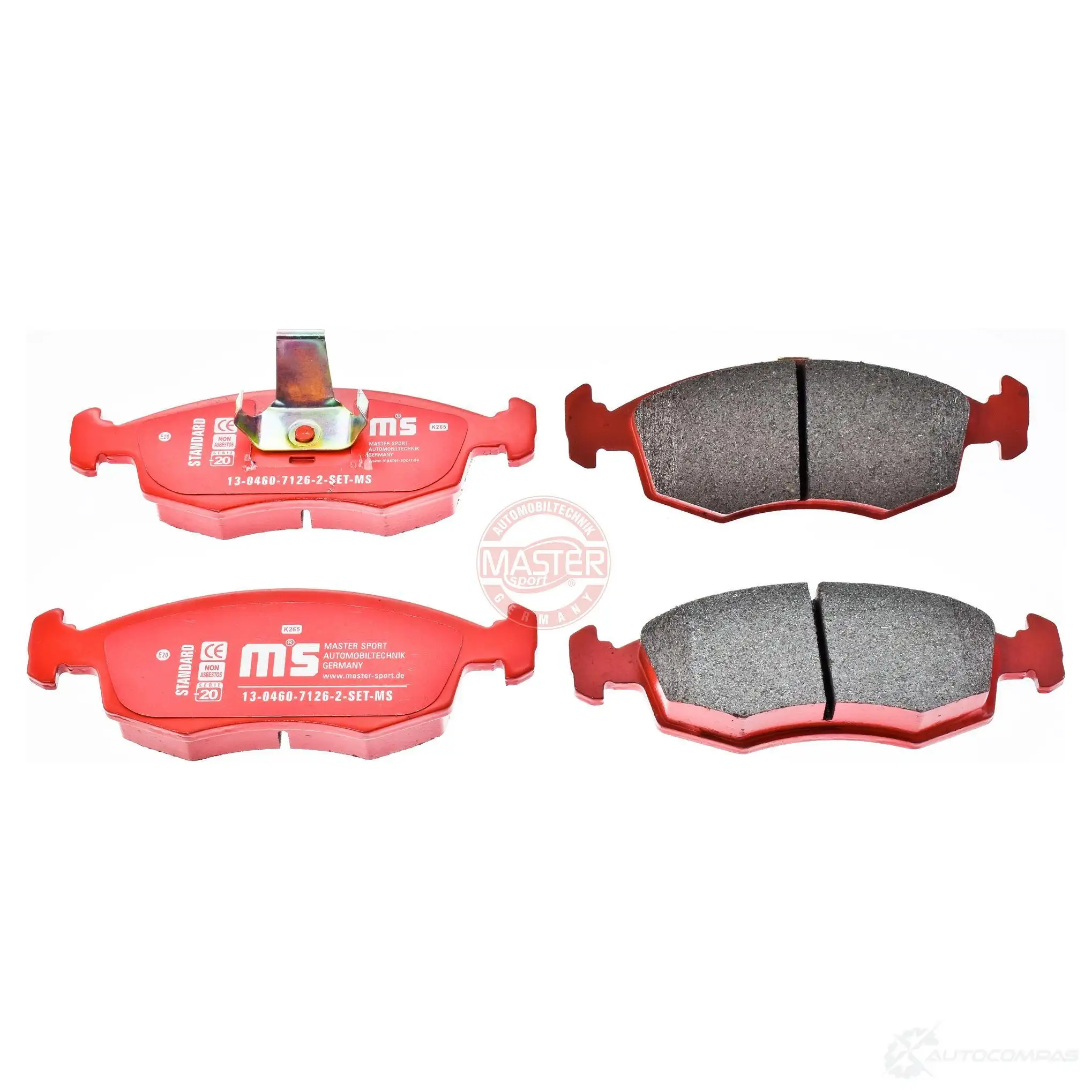 Тормозные колодки, комплект MASTER-SPORT 13046071262setms P1P D7YB 2713992 - Изображение 1