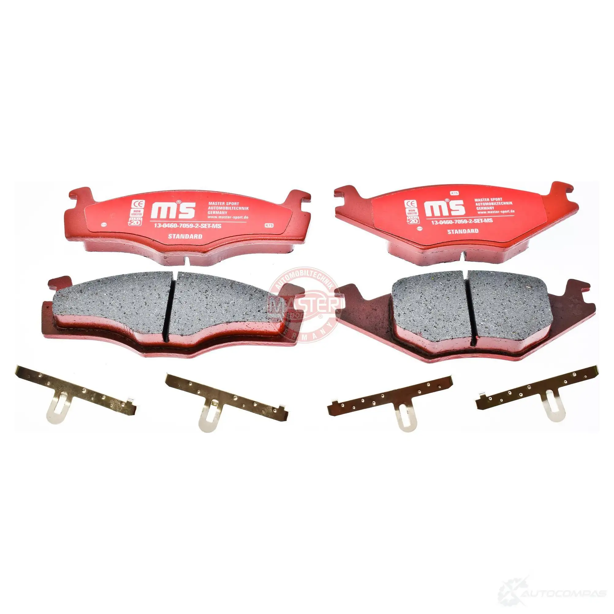 Тормозные колодки, комплект MASTER-SPORT 1KD UR 13046070592setms 2713922 - Изображение 1